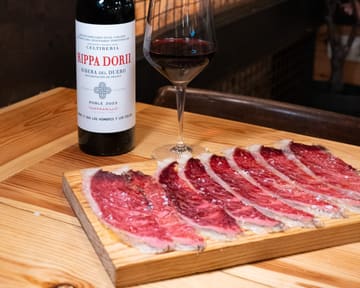 Aged picanha carpaccio